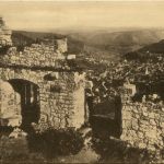 Urach - Ruine mit blick über die Stadt