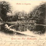 Gruss aus Bad Rothenfelde - Partie im Curgarten