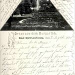 Bad Rothenfelde - Gruss aus dem Kurgarten
