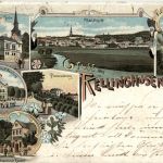 Gruss aus Kellinghusen - Litho