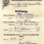 Vorstehung der Genossenschaft der Gastwirte in Wien - Aufdingung