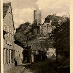 Schönburg/Saale-Blick zur Burg