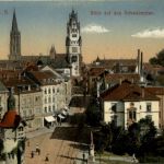 Freiburg i. Br./Baden-Württemberg - Blick auf das Schwabentor