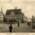 Bayern/Mindelheim - Obere Maximilianstrasse mit Rathaus