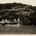 Vorarlberg/Bregenz, Lindau und Umgebung - Lochau b.Bregenz, Strand-Palast Hotel mit Blick auf Pfänder