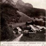 Admont/Gesäuse/Steiermark und Umgebung - Johnsbach, Donner-Wirtshaus mit dem unteren oedstein