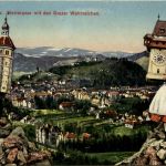 Graz/Steiermark - Gruss aus Graz - Steirer Paar mit den Grazer Wahrzeichen