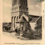 L Isle Jourdain - Le clocher de l eglise