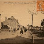Croix de Vie - La rue de la gare