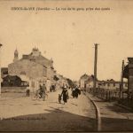 Croix de Vie - La rue de la gare