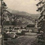 Oberbayern/ div. Orte und Umgebung - Kiefersfelden, mit dem Kaiser v.d. Waldpromenade
