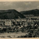 Schwarzwald, Freiburg i.B. und div.Orte mit Umgebung - Waldkirch, Blick nach Kollnau, mit Kastelburg
