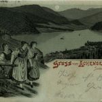 Gruss von Achenseehof - Seehof - Litho