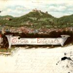 Gruss aus Eisenach - Litho - Zwerg
