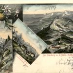 Der Gaisberg mit der Bahn Anlage