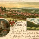 Gruss aus Adelebsen - Litho