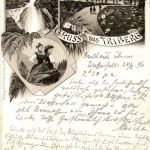 Gruss aus Triberg - Litho 1896