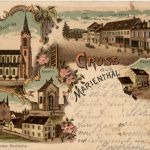 Gruss aus Marienthal - Litho - Haguenau