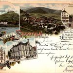 Gruss aus Staufen - Litho