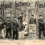 Grenze Deutschland Schweiz Frankreich - Pfetterhausen