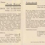 Achenkirch am Achensee - Gasthof Zum Kern - Klappkarte