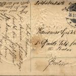 Geburtstag - Fahrrad - Prägekarte