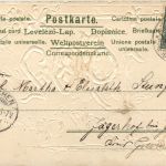 Neujahr - Jahreszahl 1902 - Prägekarte