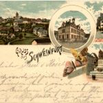 Gruss aus Schweinfurt - Litho