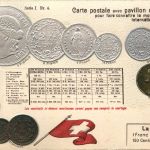Schweiz - Geld auf Ansichtskarte - Prägekarte