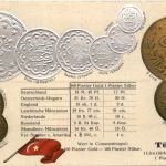 Türkei - Geld auf Ansichtskarte - Prägekarte