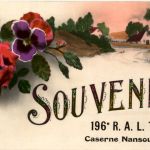 Souvenir 196e R.A.L.T. Caserne Nansouty