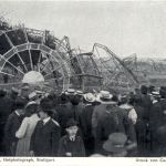 Echterdingen - Zeppelin Luftschiff nach Brand