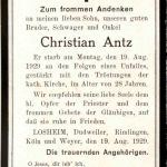 Todesanzeige - Losheim
