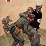 Rotes Kreuz 1914 - Ganzsache Germania 3 Pfennig
