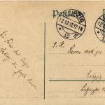 Leipzig - Völkerschlacht Denkmal Datum 12.12.1912 Ganzsache