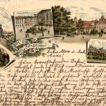 Gruss aus Cöthen - Litho