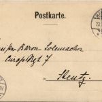 Künstlerkarte F. v. Ende - Träumerei