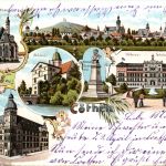 Gruss aus Cöthen - Litho