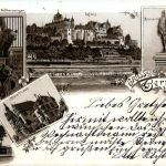 Gruss aus Bernburg - Litho
