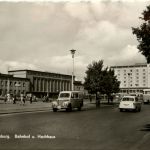 Merseburg - Bahnhof und Hochhaus