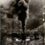Nahgüterzug bei der Ausfahrt aus Elsterberg