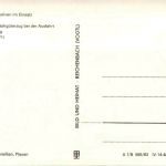 Nahgüterzug bei der Ausfahrt aus Elsterberg