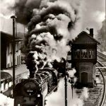 Dampflokomotive Sonderzug ausfahrt Nossen