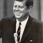 John F. Kennedy in Deutschland mit Sonderstempel