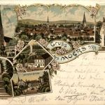 Gruss aus Moers - Litho
