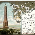 Gruss aus Borkum - Leuchtturm