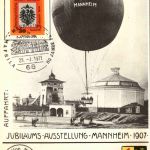 Mannheim - Erinnerungs Karte Fesselballon Mannheim