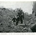 Avezzano - Il Re sulle Rovine del Corso Napoli