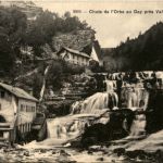 Chute de l Orbe au Day pres Vallorbe