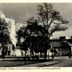 Erlangen, St. Bonifaz-Kirche mit Studentenheim und Verw.-Gebäude